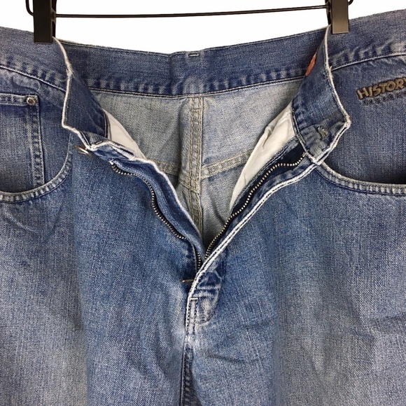 History Iceberg Jeans 90s Y2K Wile E Coyote Looney Tunes Patch Size 40 Vintage - Picture 3 of 16